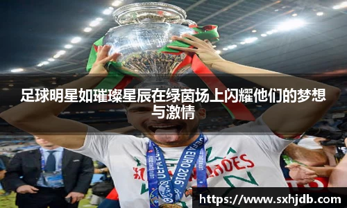 足球明星如璀璨星辰在绿茵场上闪耀他们的梦想与激情